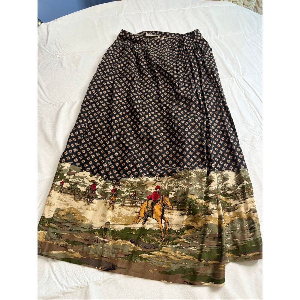 Susan Bristol Women’s Vintage Equestrian Skirt Size 10 - Picture 1 of 7